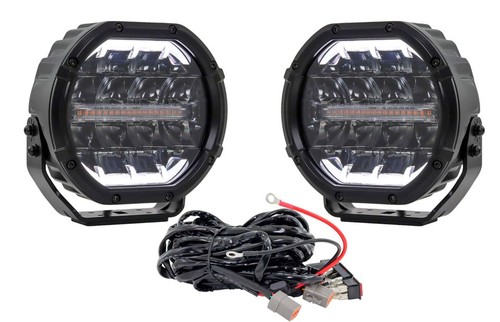 12v led fernscheinwerfer - 2x,
