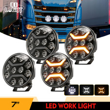 4x 7" LED Zusatzscheinwerfer